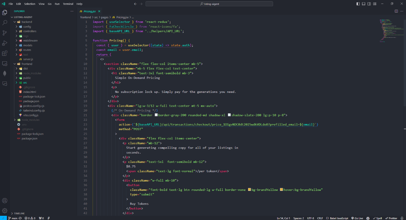 JavaScript code displayed in VSCode editor
